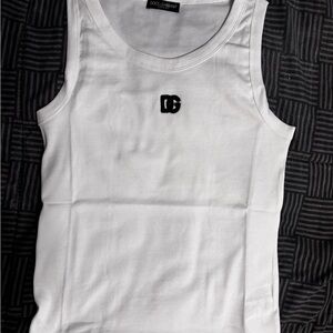 Dolce & Gabbana White Tank Top